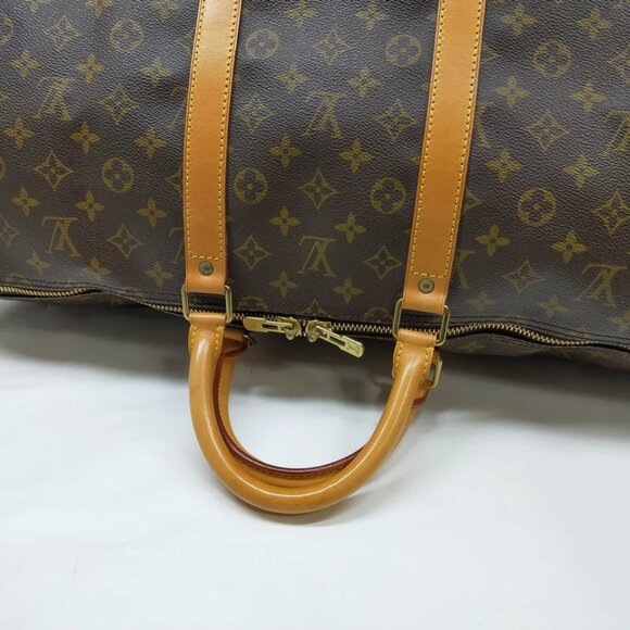 Louis Vuitton LV Boston Bag Keepall 55 Brown Monogram 799-070925 - Picture 6 of 9